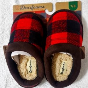 Unisex deerform slippers size 7/8 toddlers